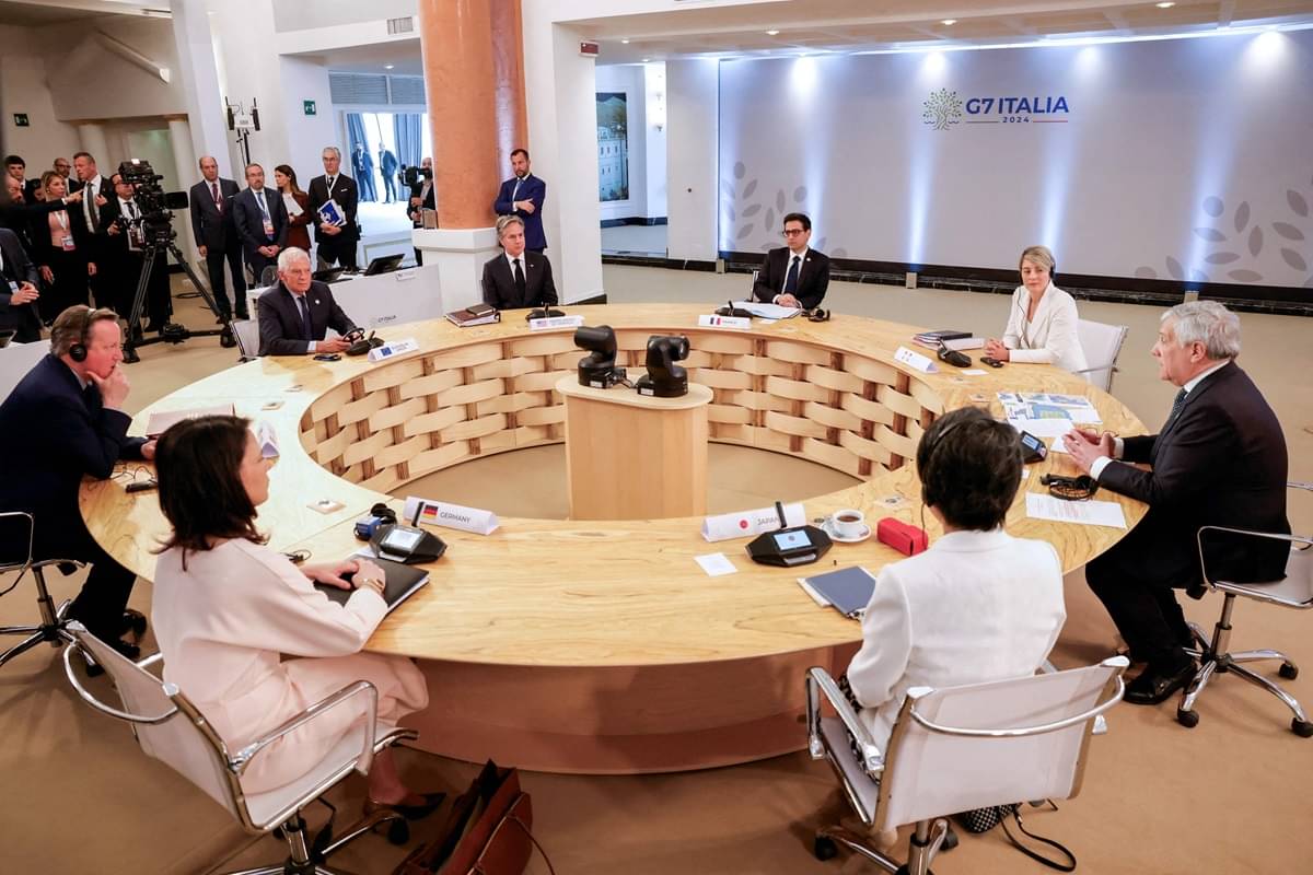 Dalam pertemuan Menlu G7 di Italia, Amerika Serikat mengajak negara-negara Eropa meningkatkan tekanan terhadap Tiongkok