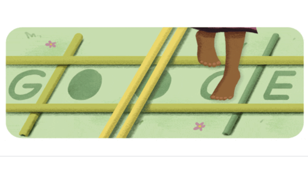 Google Doodle 29 April 2024 menggambarkan Tari Rangkuk Alu dari Manggarai 