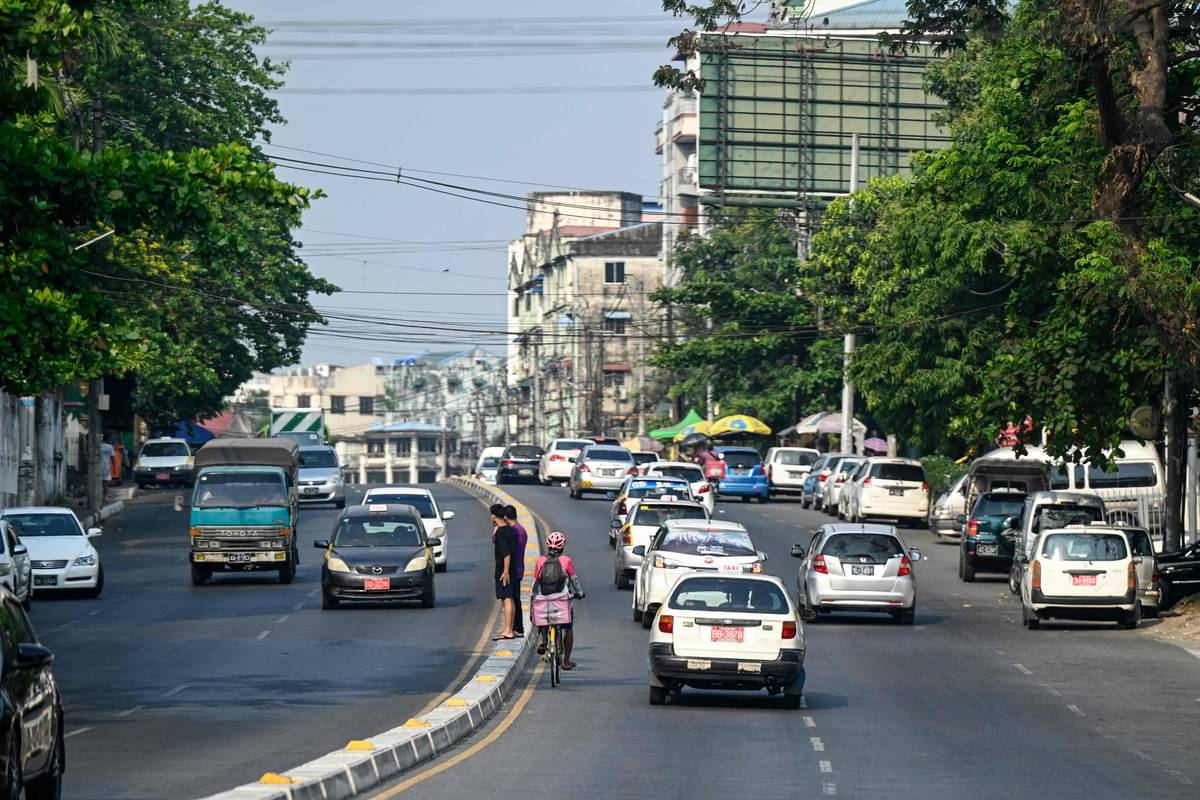 Gelombang suhu panas melanda Kota Yangon Myanmar