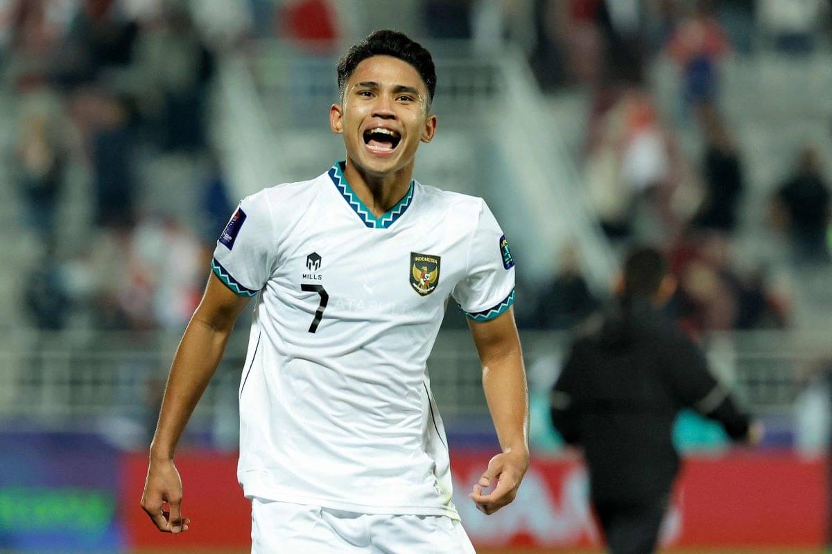 Pemain tim U-23 Indonesia Marselino Ferdinan