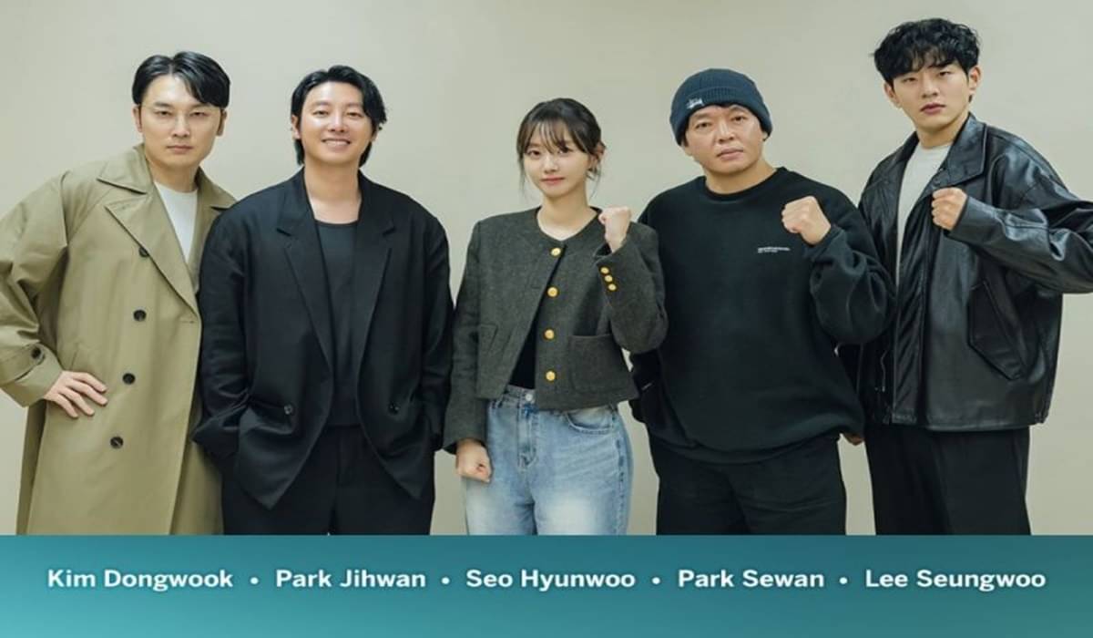 Para pemeran serial drama Korea Seoul Busters.