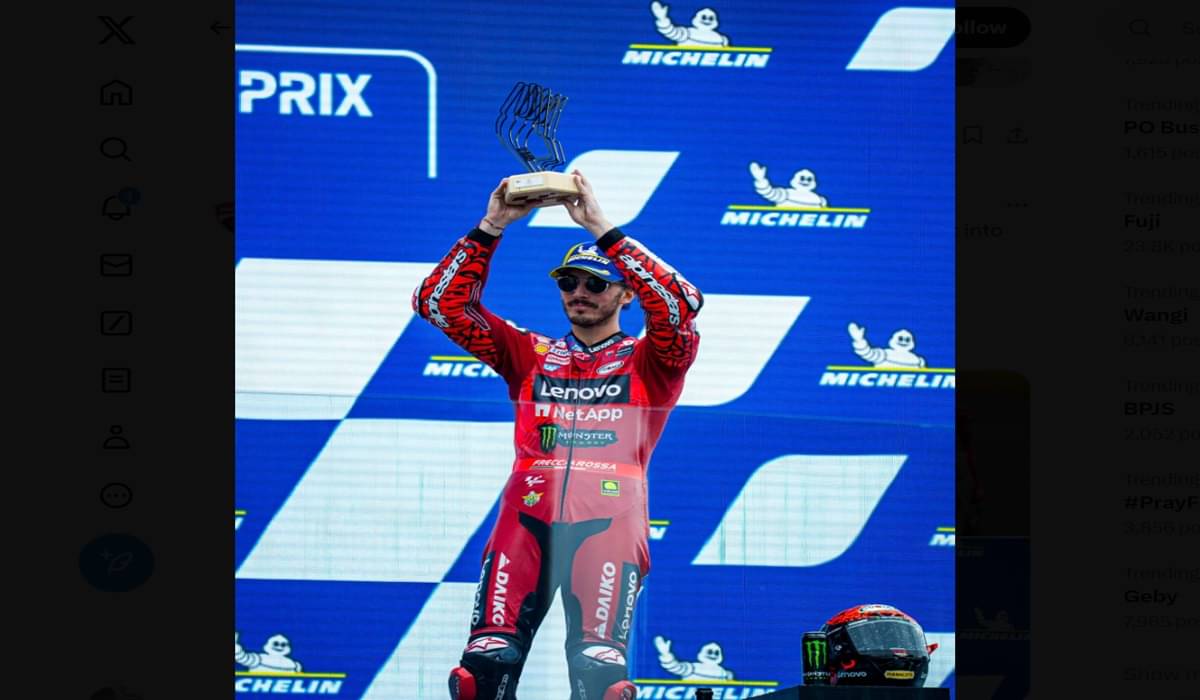 Pembalap Ducati Francesco Bagnaia