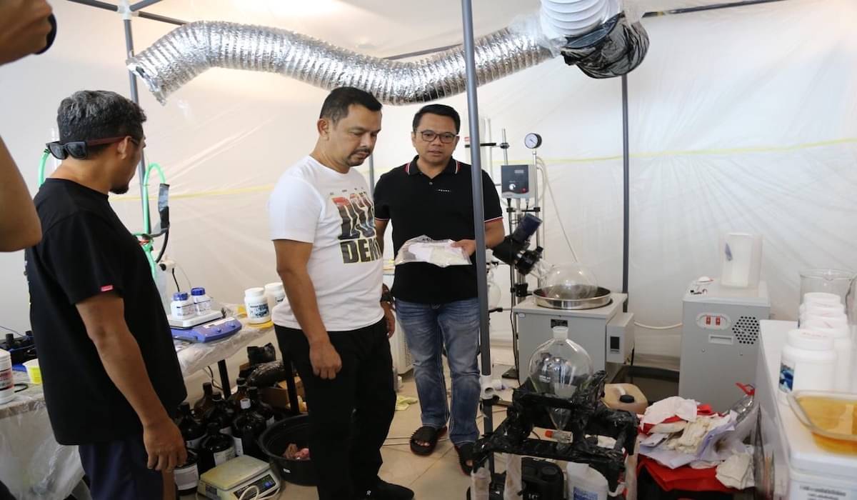 Laboratorium narkoba tersembunyi terungkap di Bali
