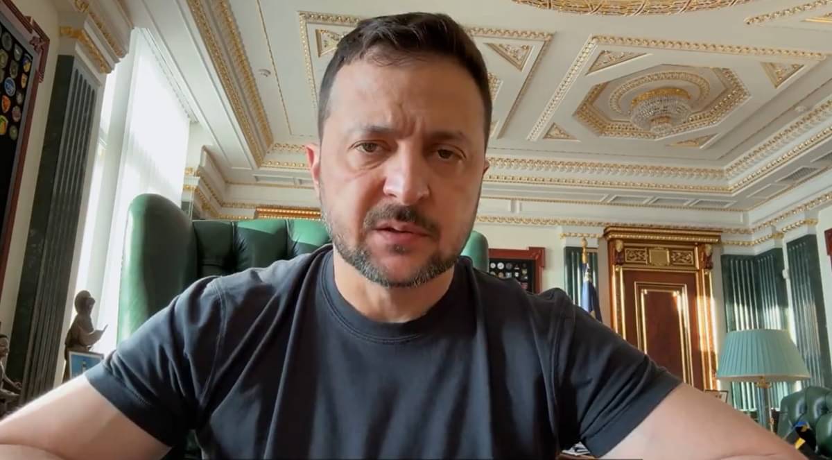 Presiden Ukraina, Volodymyr Zelensky, telah merilis video meminta para pemimpin dunia untuk menghadiri 