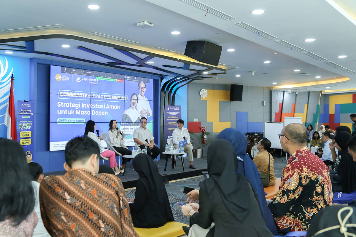 Gandeng DepositoBPR by Komunal, LPS Gelar Edukasi Finansial Kerja Keras, Investasi Berkelas