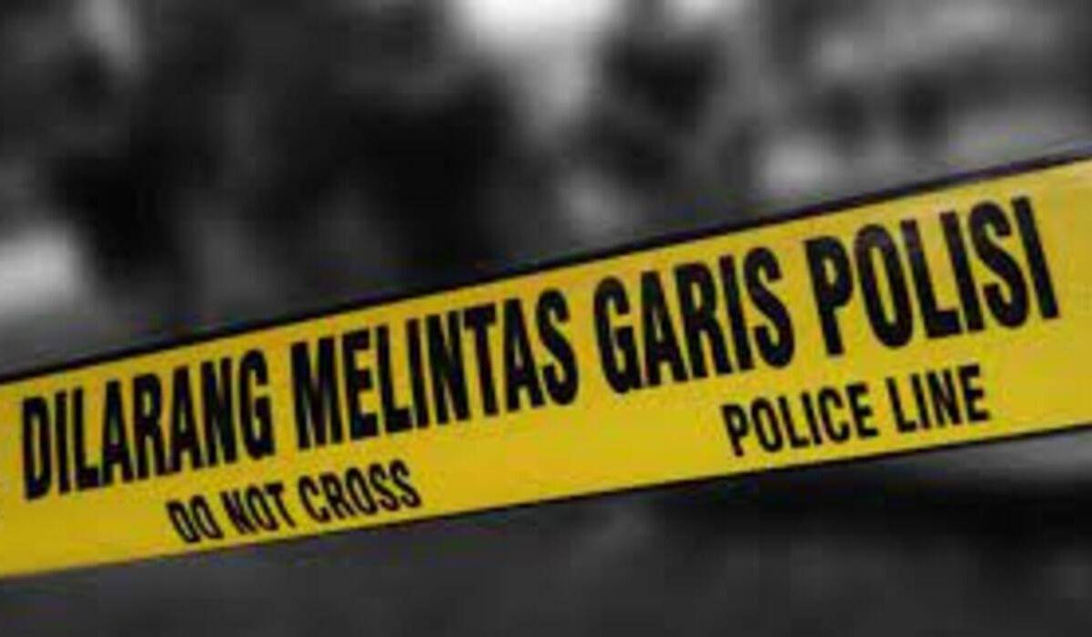 Ilustrasi, garis polisi di lokasi kecelakaan.