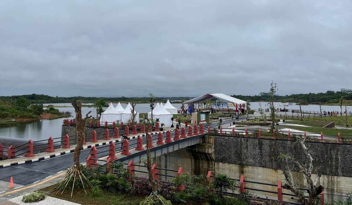 Bendungan Sepaku Semoi di IKN.