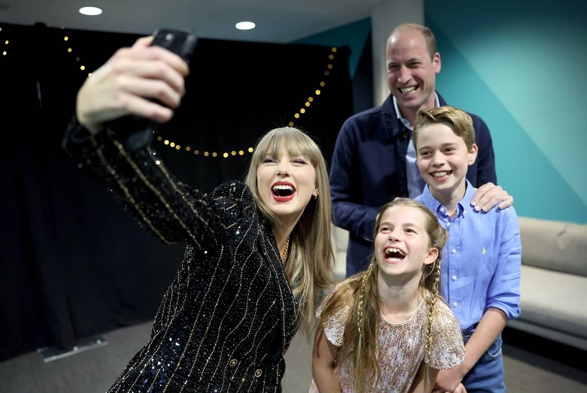 Pangeran Wales mengucapkan terima kasih kepada Taylor Swift setelah merayakan ulang tahunnya di Wembley.