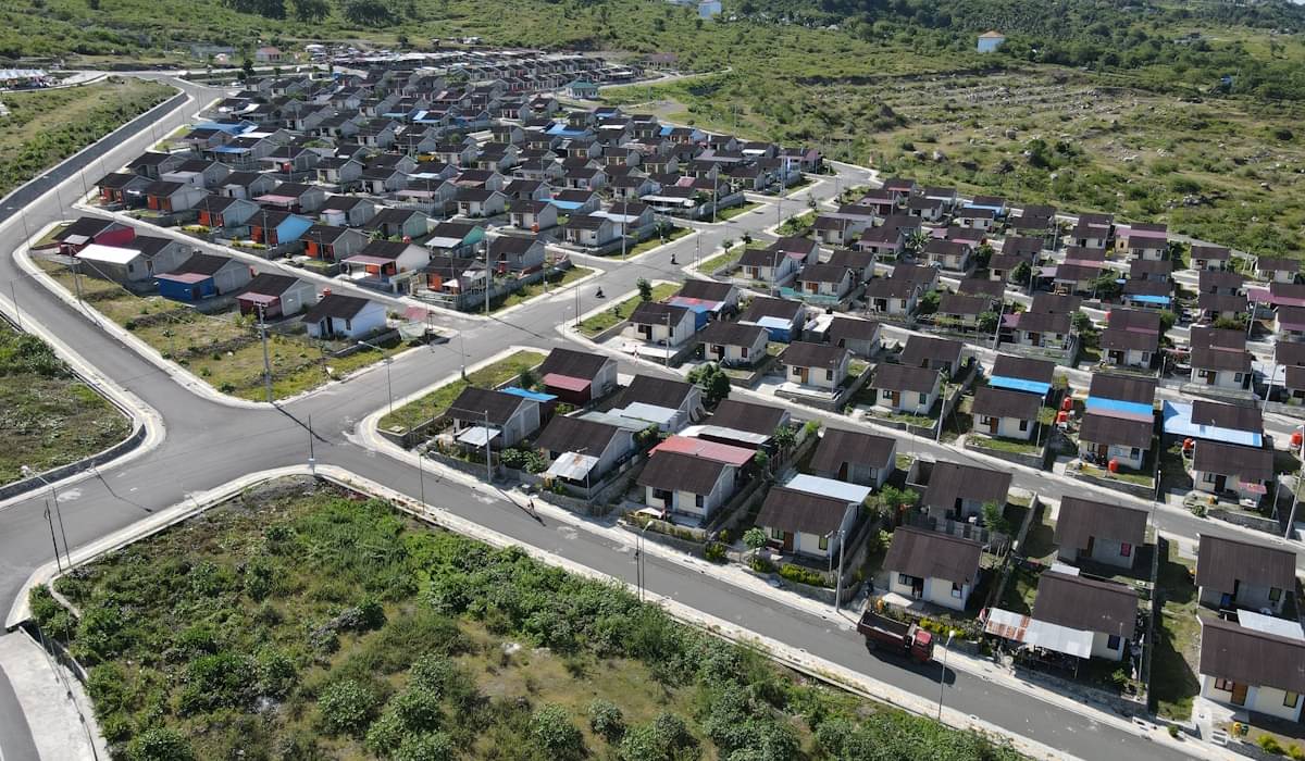 Rumah bantuan untuk korban bencana gempa, tsunami, dan likuefaksi 