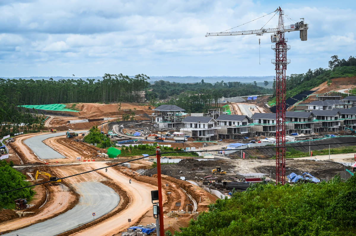 Pembangunan kawasan inti pusat pemerntahan IKN di Kalimantan Timur