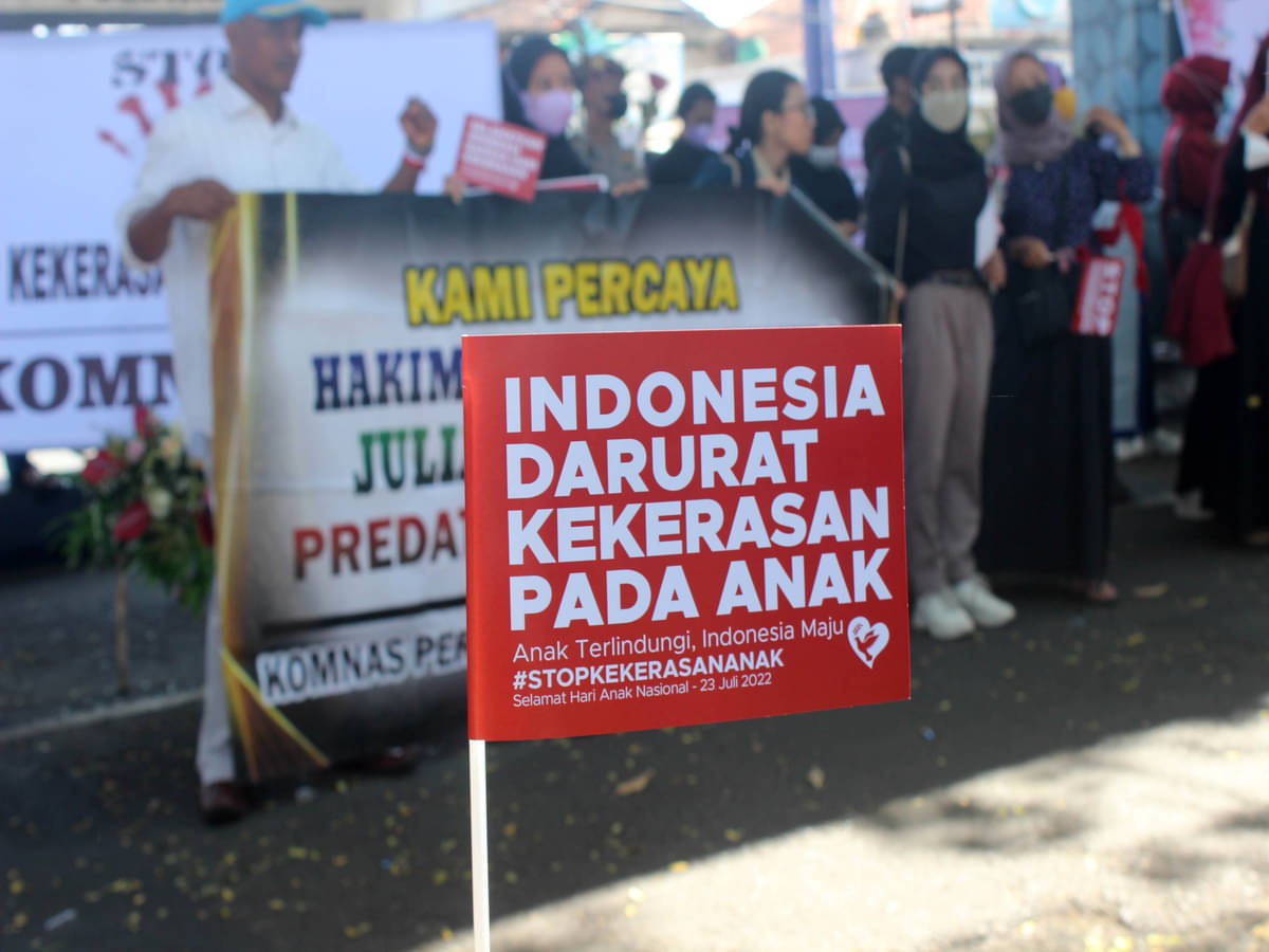 ilustrasi pelecehan anak. 
