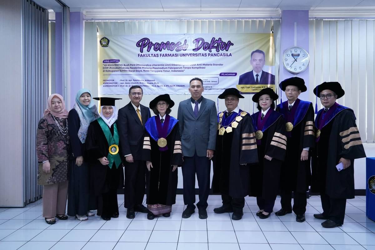 Desertasi Dian Yudianto berjudul 'Uji klinis kapsul ekstrak buah pare