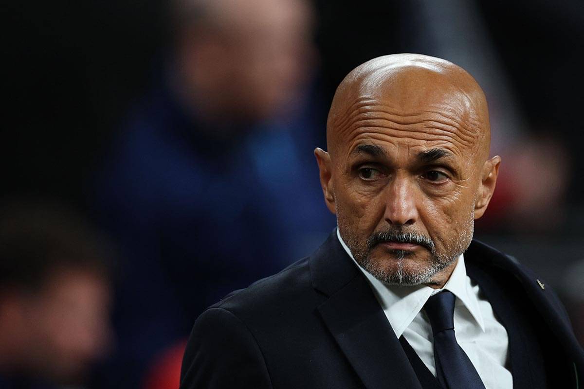 Pelatih timnas Italia Luciano Spaletti.