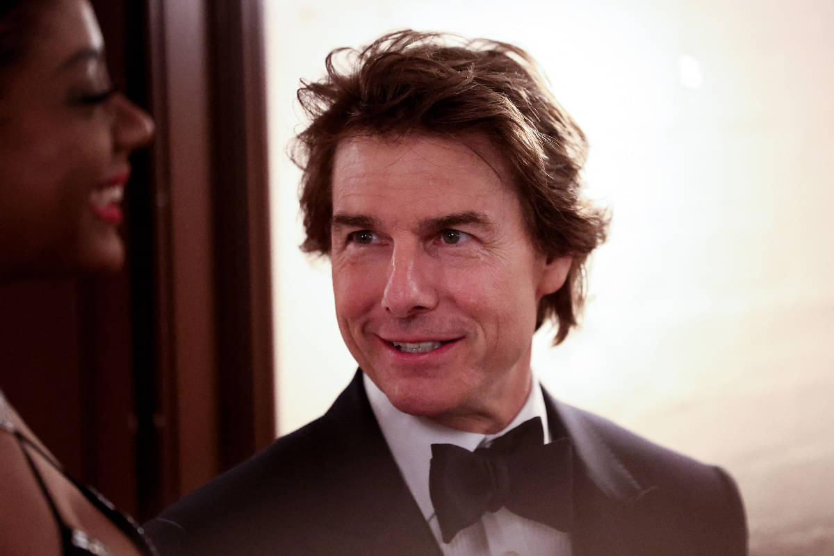 Aktor AS Tom Cruise menghadiri Makan Malam Gala Ambulans Amal London di The OWO di pusat kota London