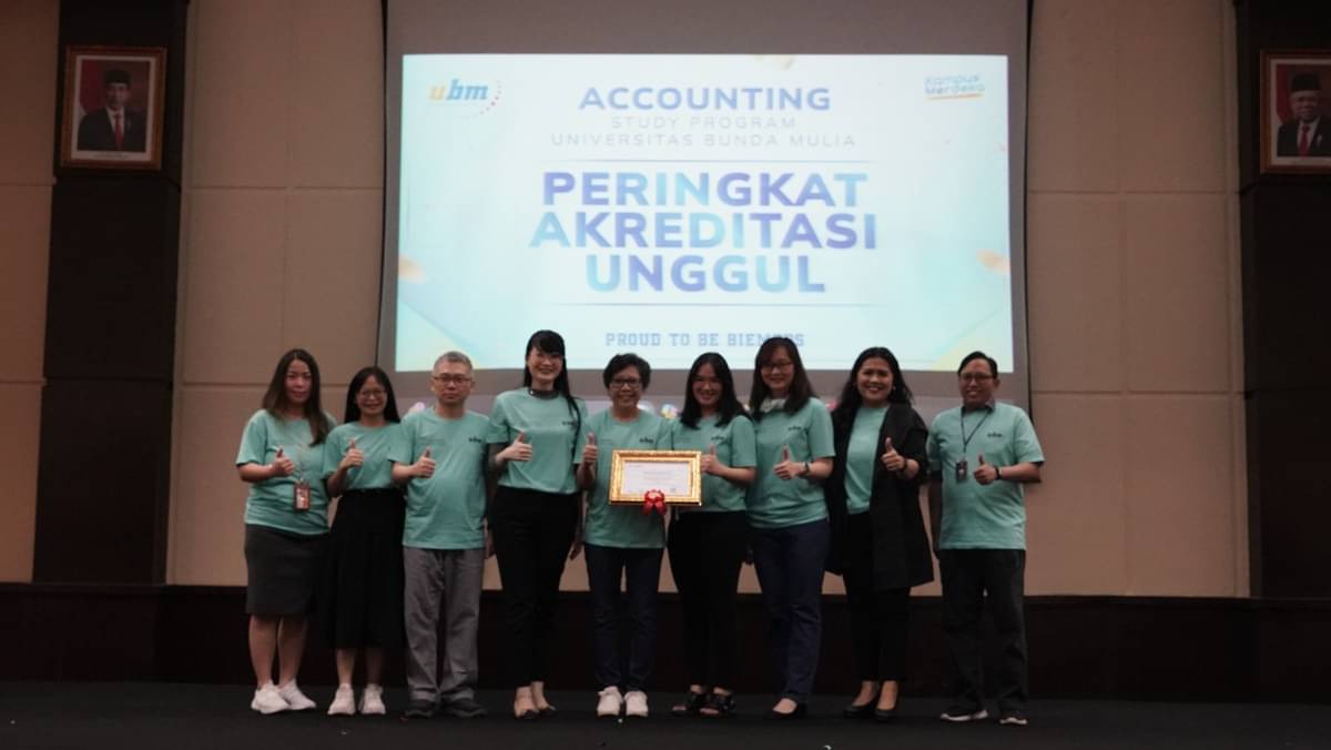  Program studi Akuntansi UBM mencapai akreditasi tertinggi yakni Akreditasi Unggul secara nasional