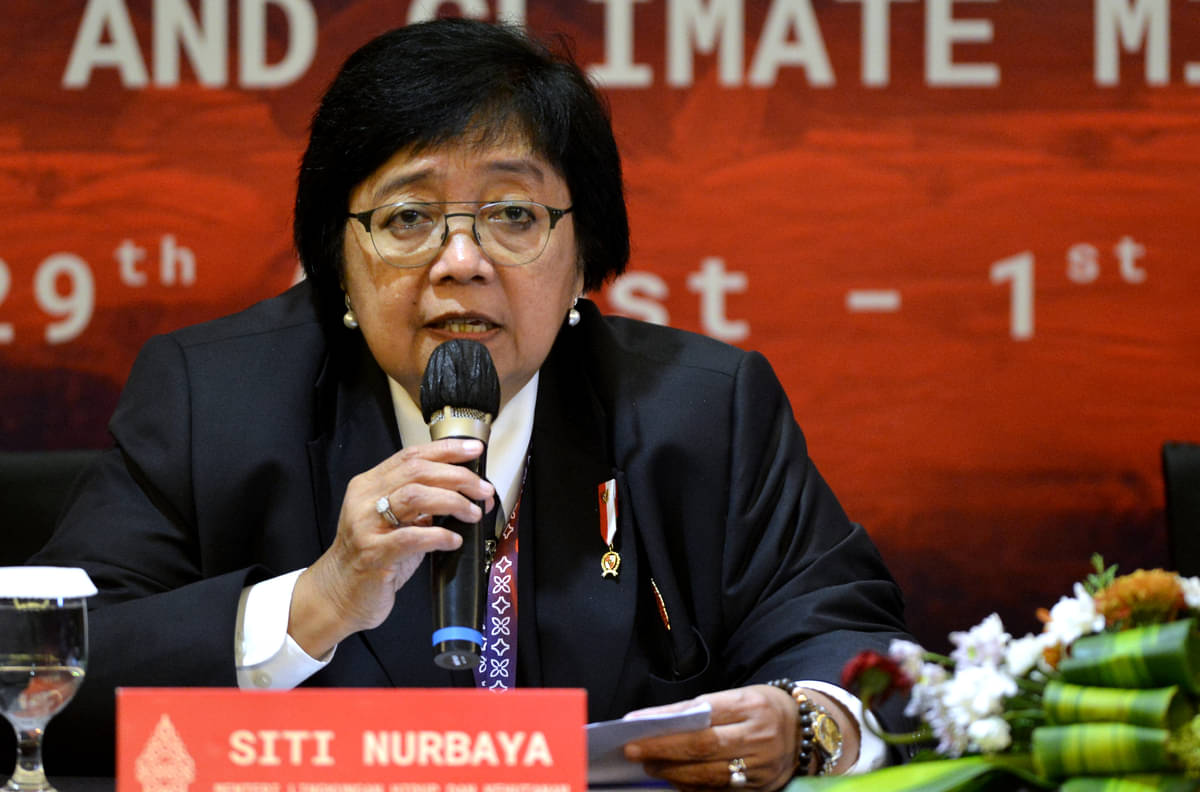 Menteri Lingkungan Hidup dan Kehutanan Siti Nurbaya Bakar