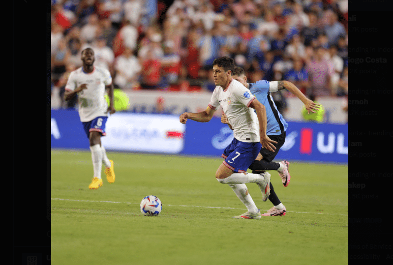 Amerika Serikat kalah 0-1 dari Uruguay dalam laga terakhir Grup C Copa America 2024
