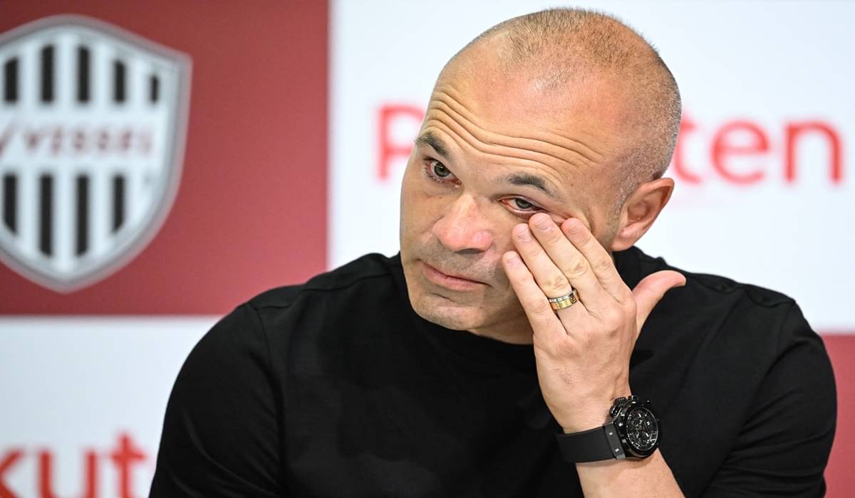 Mantan gelandang Barcelona Andres Iniesta