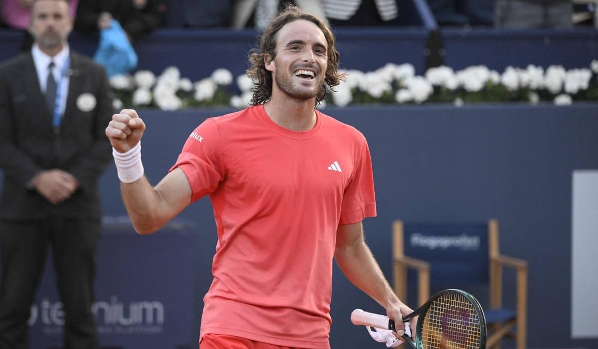 PETENIS Yunani Stefanos Tsitsipas.