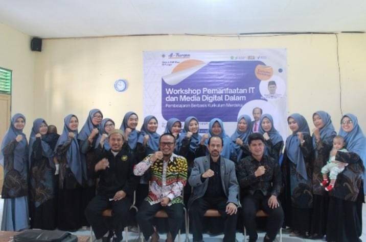  Tim Riset DCIRV UPI Kampus Cibiru saat di Pondok Pesantren MBS Al-Furqon Cibiuk, Kabupaten Garut.