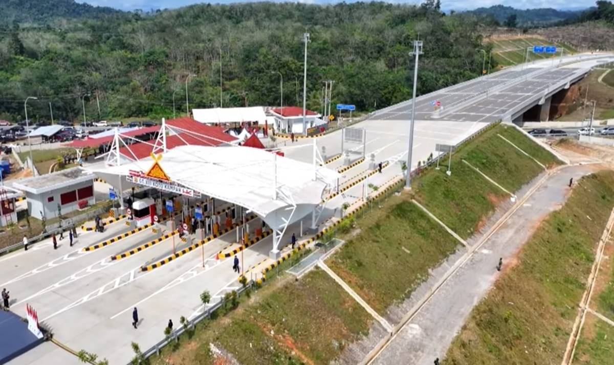 PT Hutama Karya akan mulai menerapkan tarif pada Tol Bangkinang-XIII Koto Kampar.