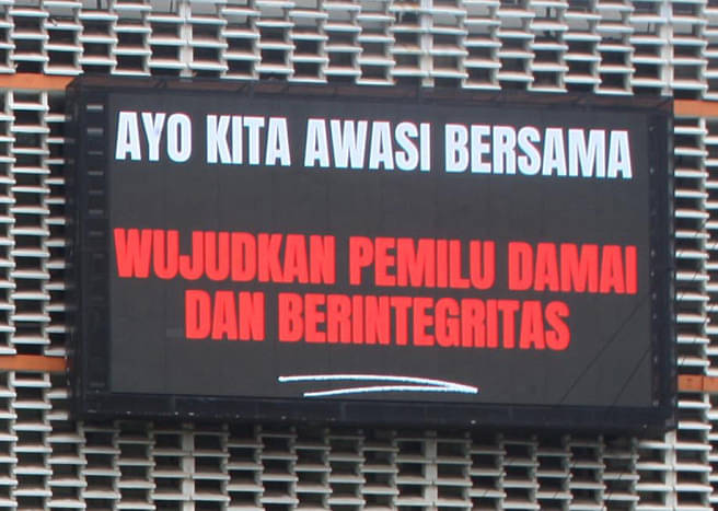 Kampanye awasi bersama pemilu Bawaslu. 