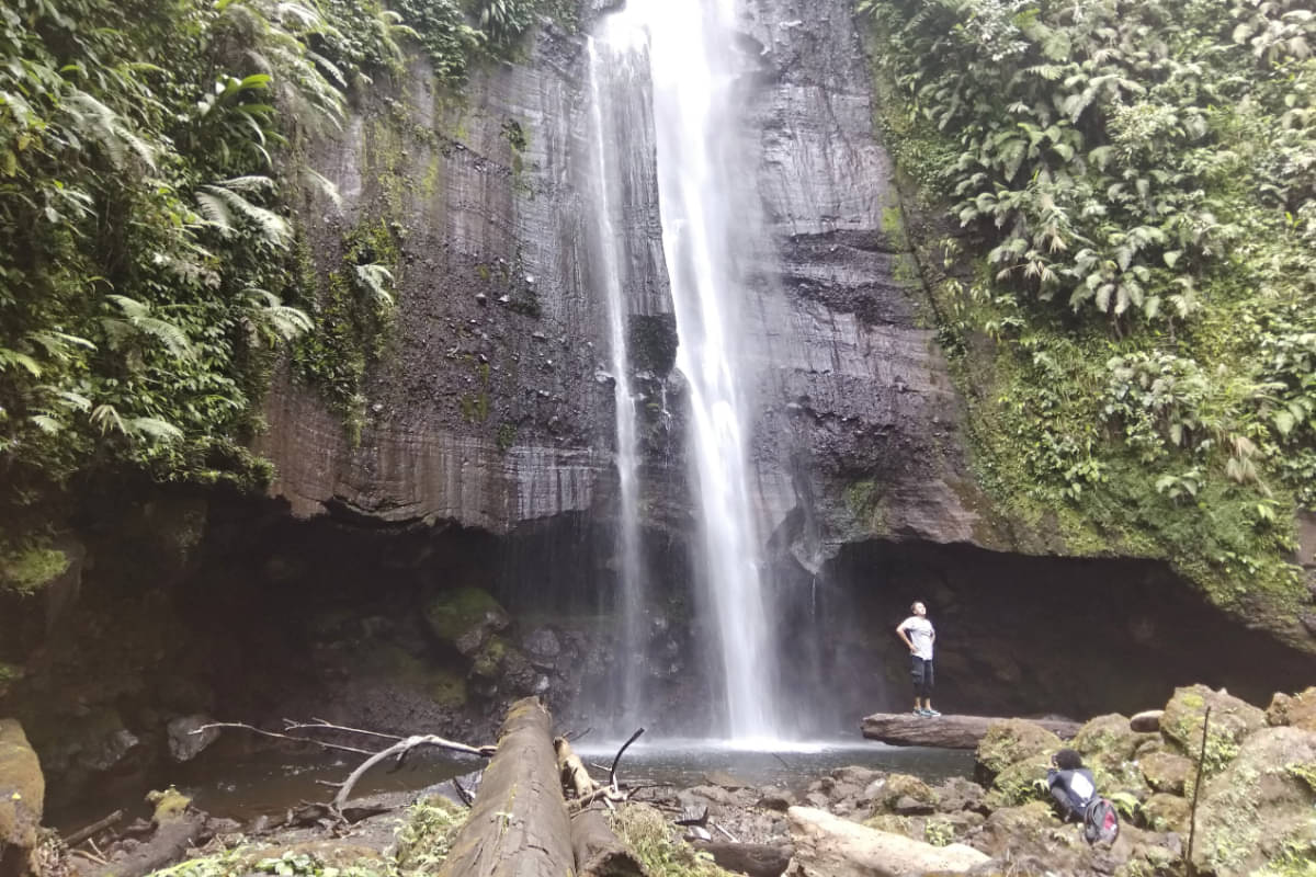 Curug Cisadane menjadi salah satu wisata air favorit dan hits di wilayah Bogor