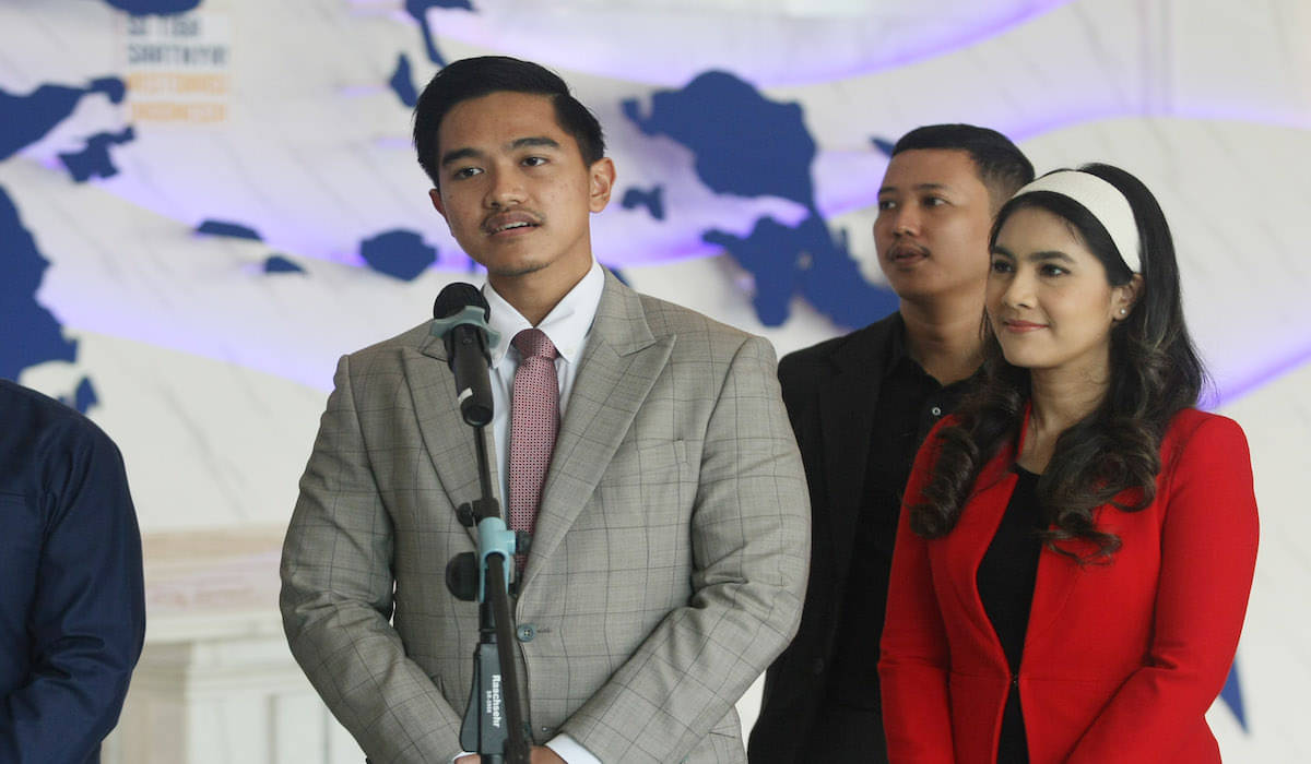Kaesang Pangarep berkunjung ke NasDem Tower