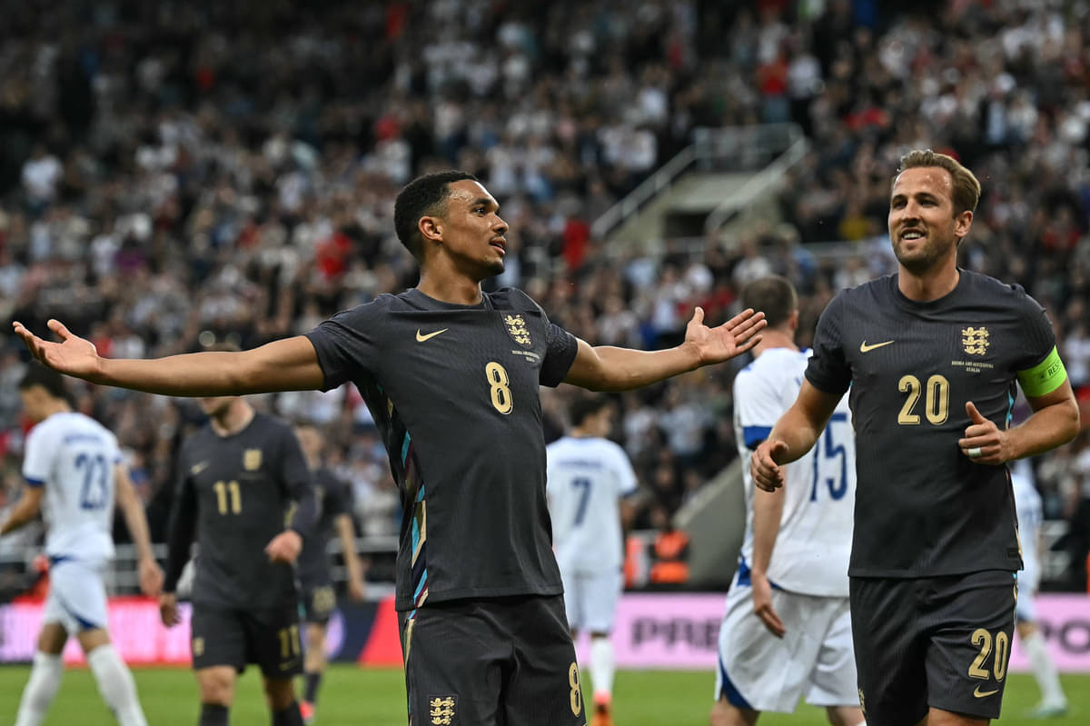 Pemain belakang Timnas Inggris Trent Alexander-Arnold