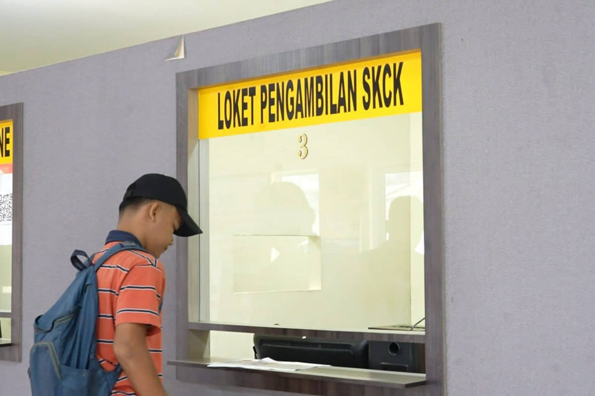 Ilustrasi pembuatan SKCK.