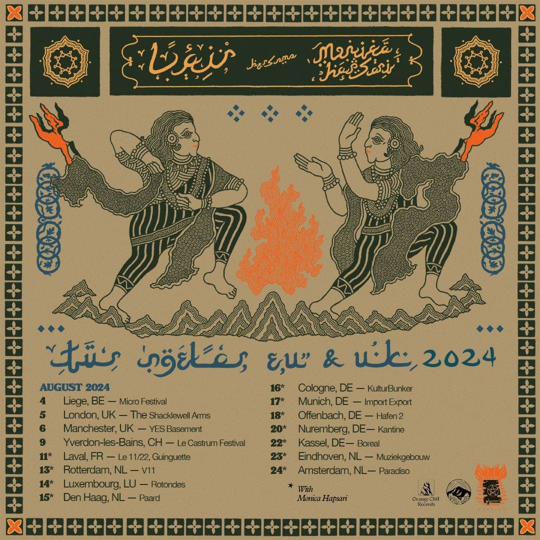 Flyer tur Lair dan Monica Hapsari ke Eropa dan Inggris