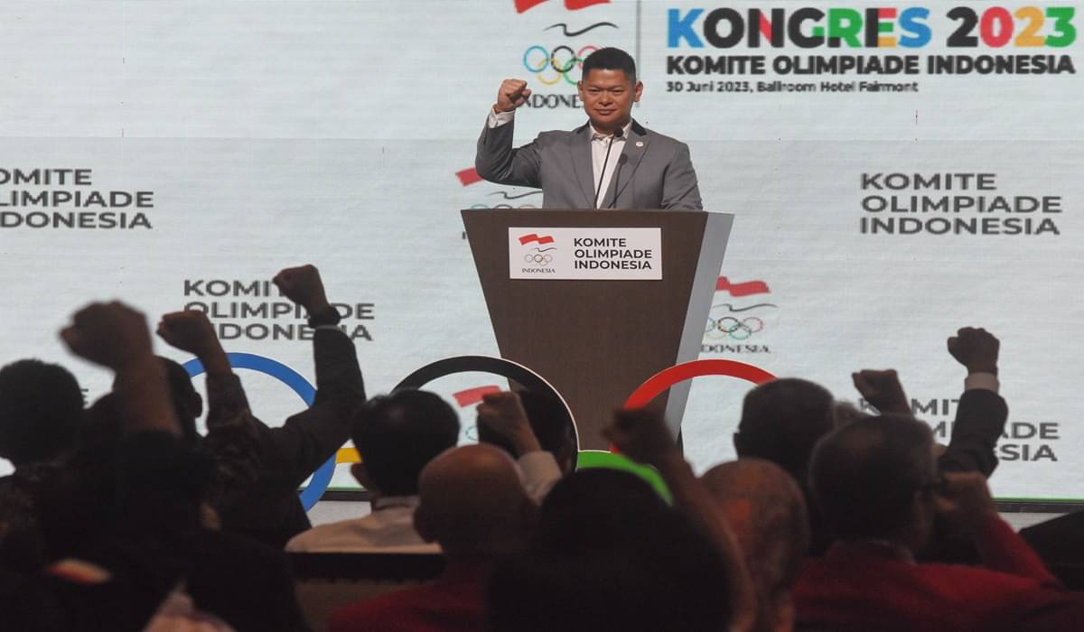 Ketua Umum Komite Olimpiade Indonesia (KOI/NOC Indonesia) Raja Sapta Oktohari