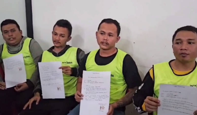 Empat terdakwa kasus pembunuhan Vina dan Eky di Cirebon tahun 2016.