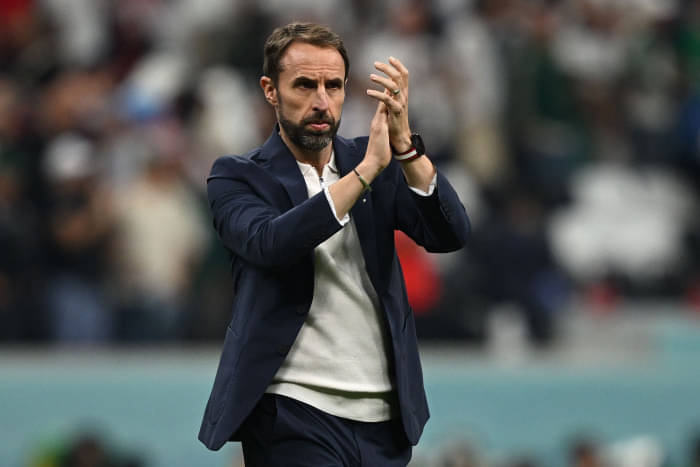 Pelatih timnas Inggris Garteh Southgate.