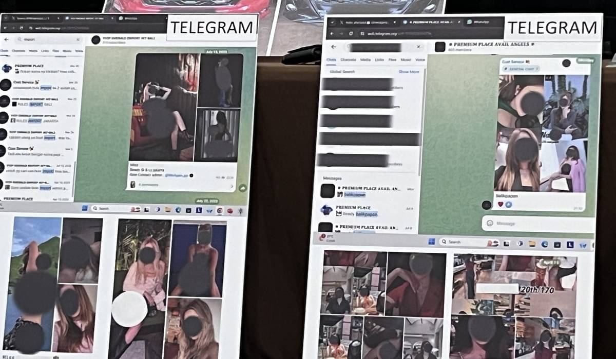 Tangkapan layat bukti kasus eksploitasi anak yang dijual jadi PSK di X dan Telegram.