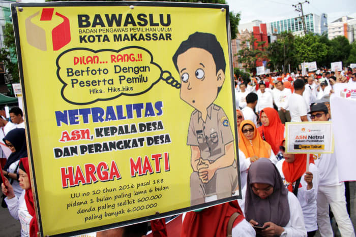 ilustrasi netralitas ASN. 