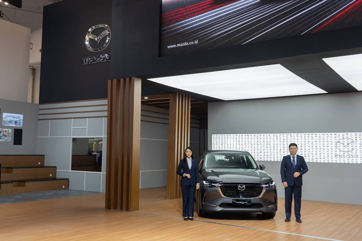 Peluncuran Mazda CX-60 Pro di GIIAS 2024 di ICE BSD, Tangerang, Rabu (18/7).