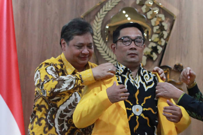 Golkar Masih Pede Ridwan Kamil Bisa Saingi Anies dan Ahok di Pilkada Jakarta. 