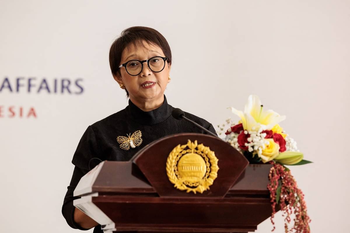 Menteri Luar Negeri Retno L.P. Marsudi menegaskan fatwa ICJ mendukung perjuangan Palestina