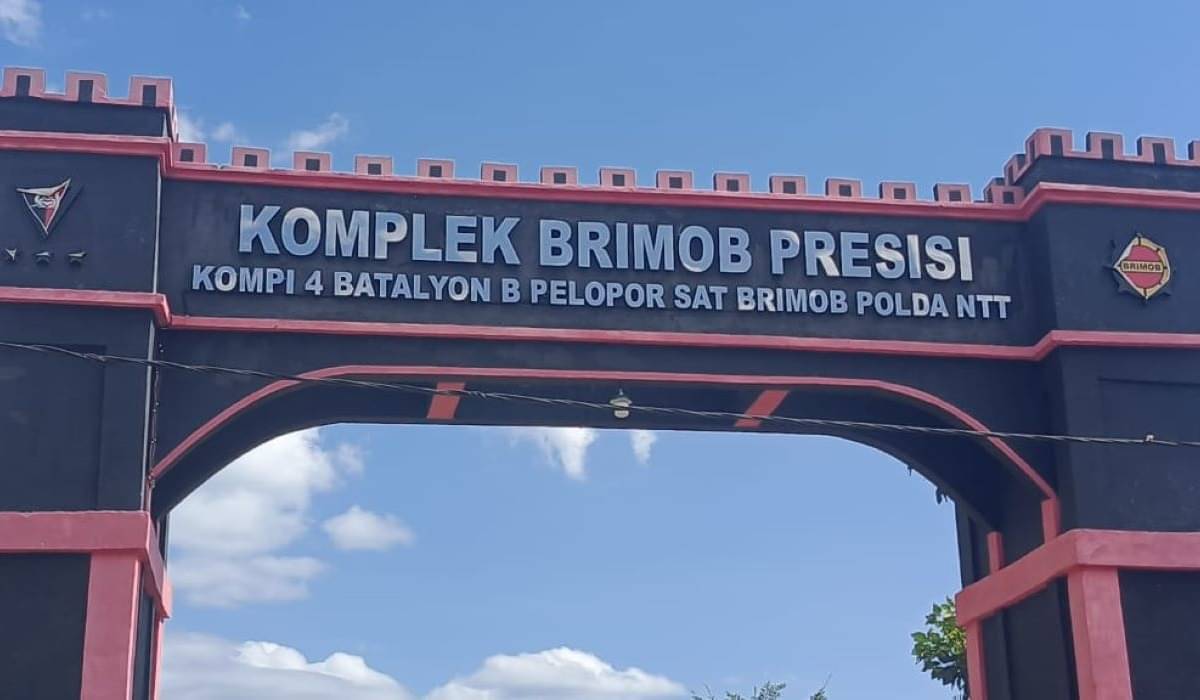 Kompleks Brimob Polda NTT.
