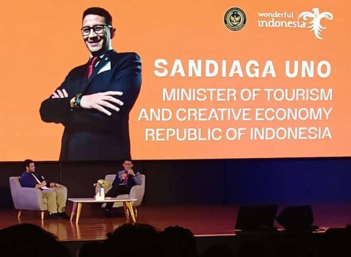 Menteri Pariwisata dan Ekonomi Kreatif, Sandiaga Salahuddin Uno
