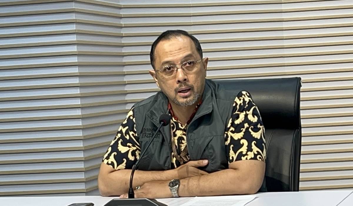Juru bicara KPK Tessa Mahardhika Sugiarto di Gedung Merah Putih KPK, Jakarta Selatan, Jumat, 12 Juli 2024.