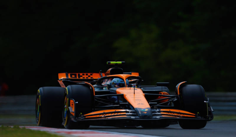 Pembalap McLaren Lando Norris.