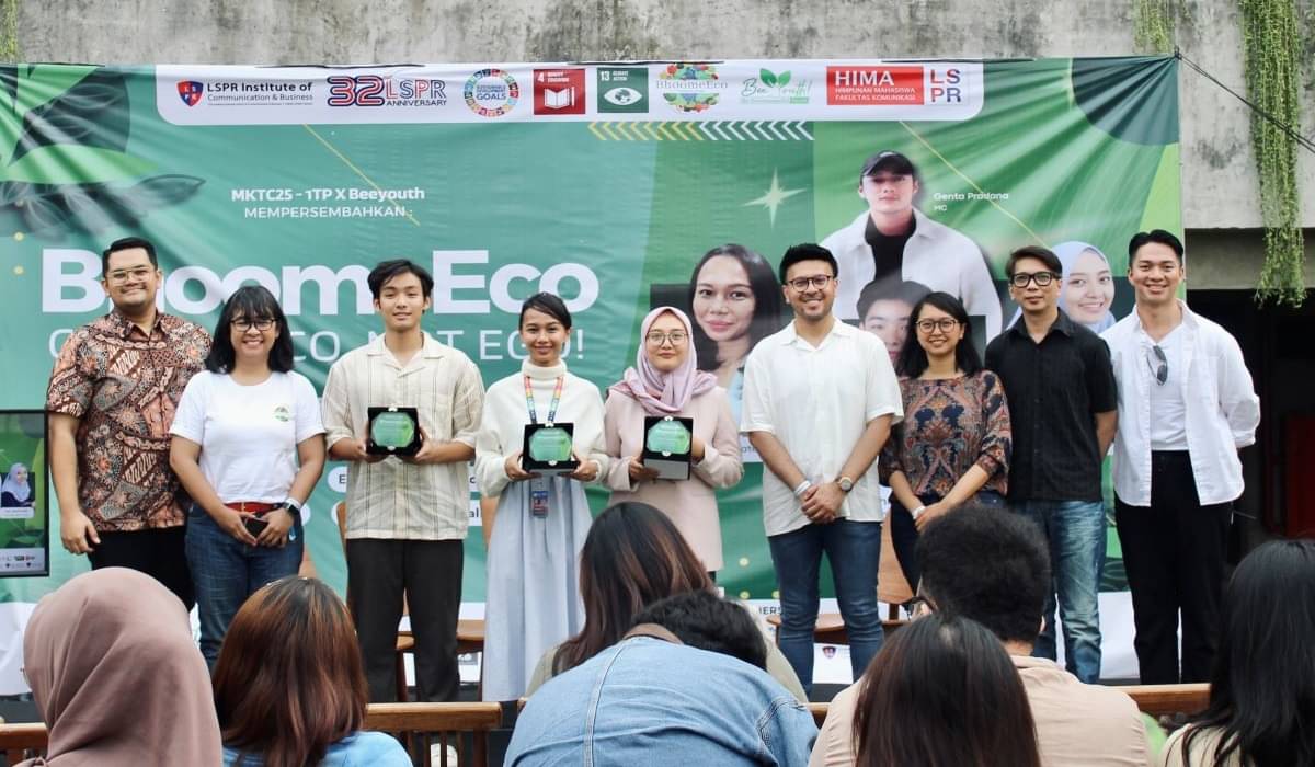 Mahasiswa Marketing Communication dari Institut Komunikasi dan Bisnis LSPR dengan bangga mengumumkan penyelenggaraan BhoomeEco.