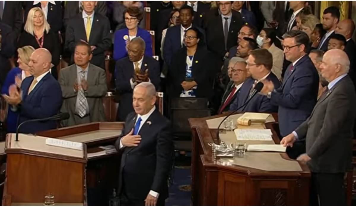 PM Israel di Kongres AS.