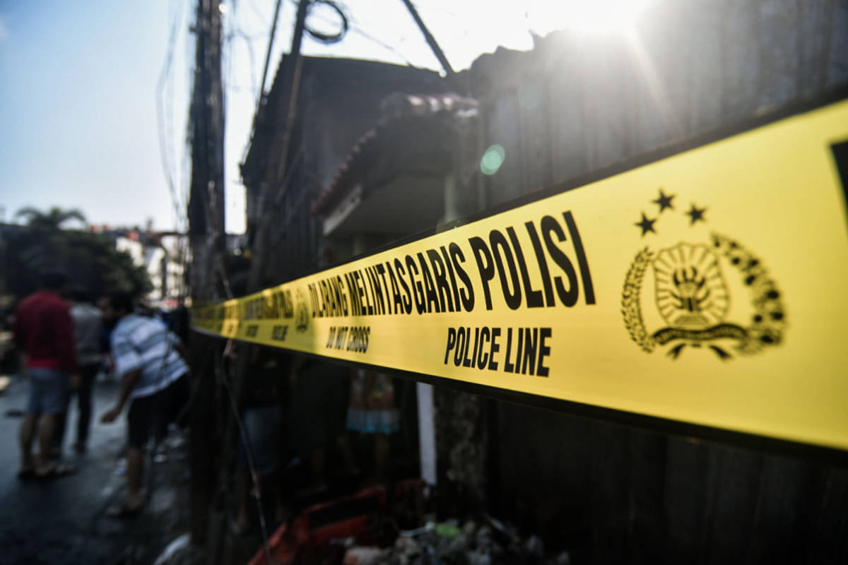 Diduga bom ikan meledak disebuah warung di Pamekasan