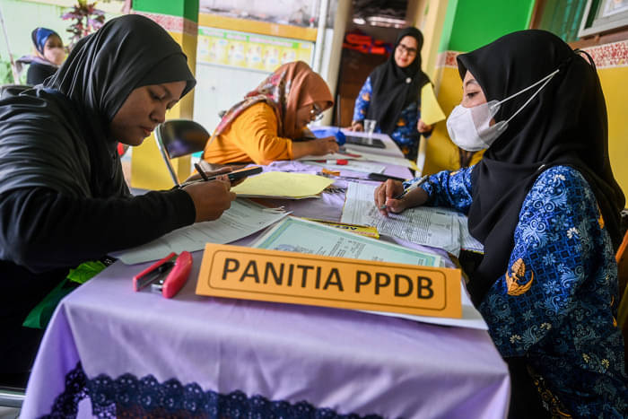 Ilustrasi PPDB. 