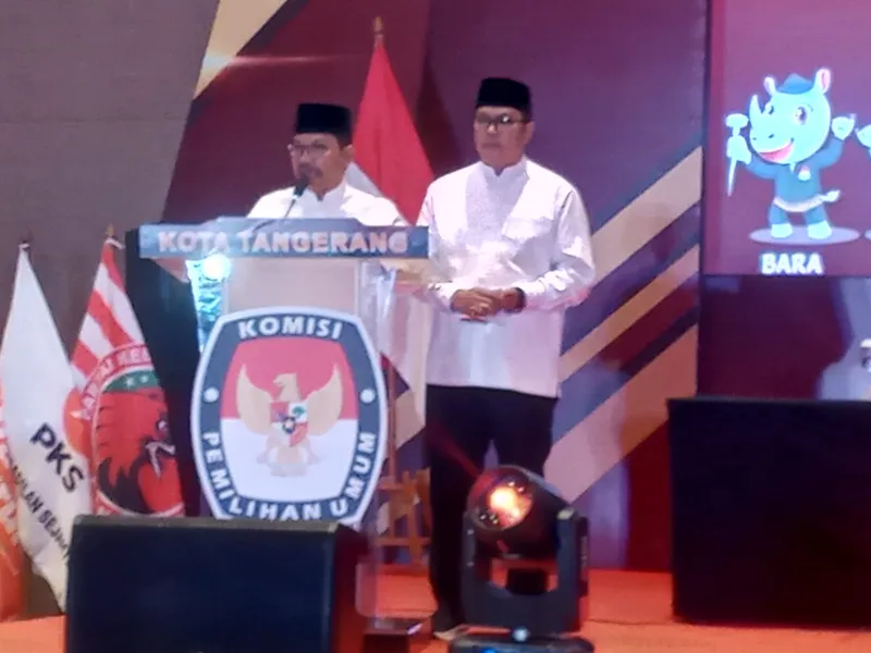 KPU Tetapkan Sachrudin-Maryono Sebagai Wali Kota - Wakil Wali Kota Tangerang