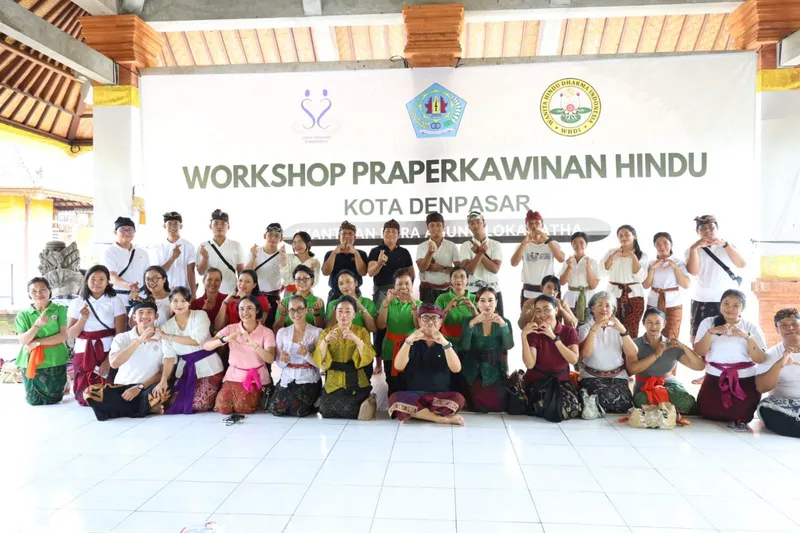 Pemkot Denpasar Kerja Sama dengan WHDI dan Yayasan Gelar Workshop Pra Perkawinan Hindu
