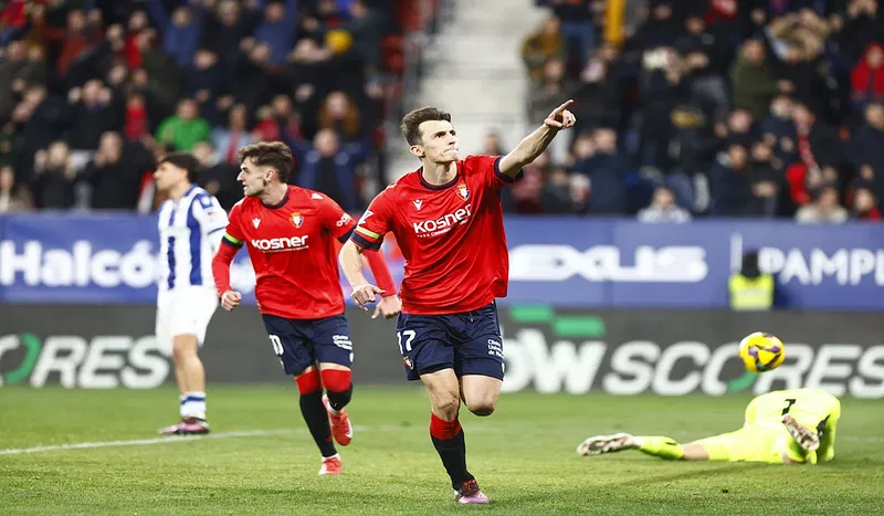 Osasuna vs Real Sociedad, Dua Gol Ante Budimir Pastikan Kemenangan Los Rojillos